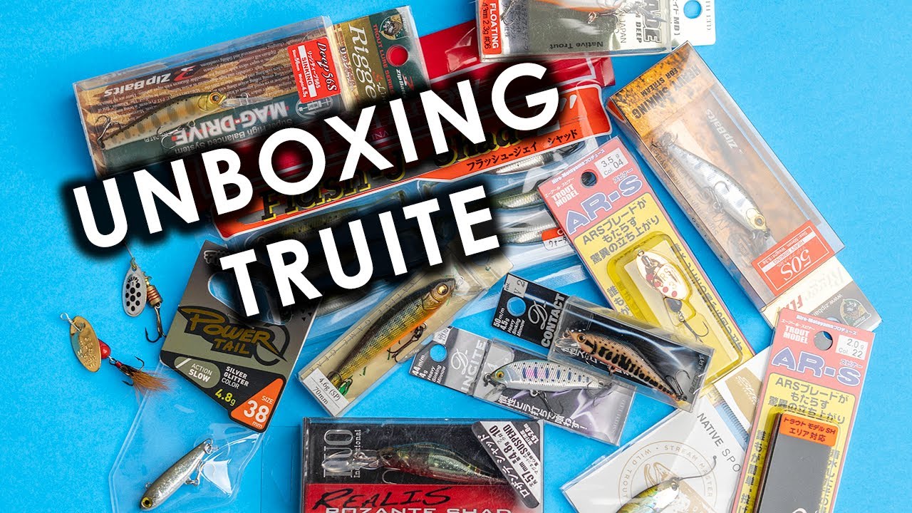 Unboxing leurres pour la truite 2020 : on pr&eacute;pare l'ouverture de la truite !