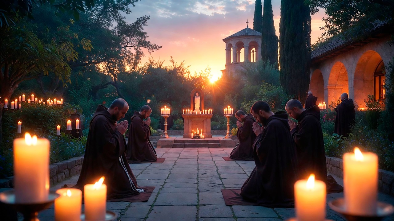 🕊️ 24/7 Gregorian Chant by Monks – Sacred Prayer for Peace, Calm and Meditation ✝️