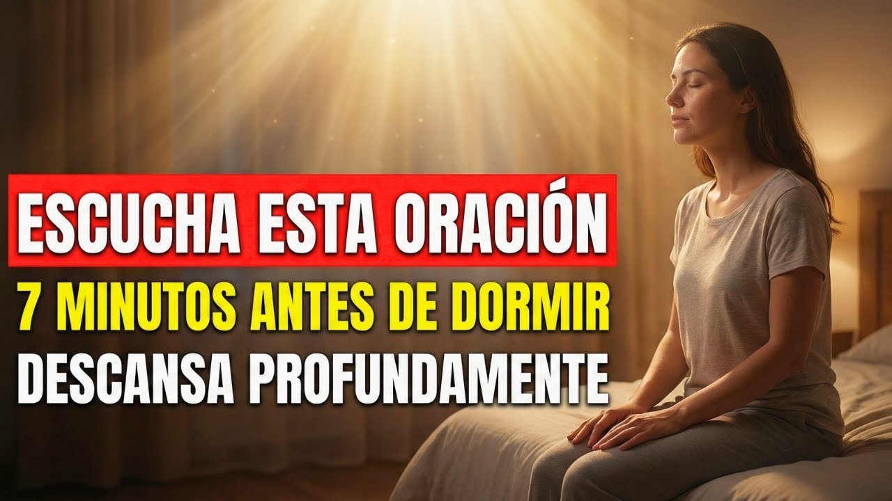 Escucha Esta Oración - 7 Minutos Antes de Dormir y Descansa Profundamente