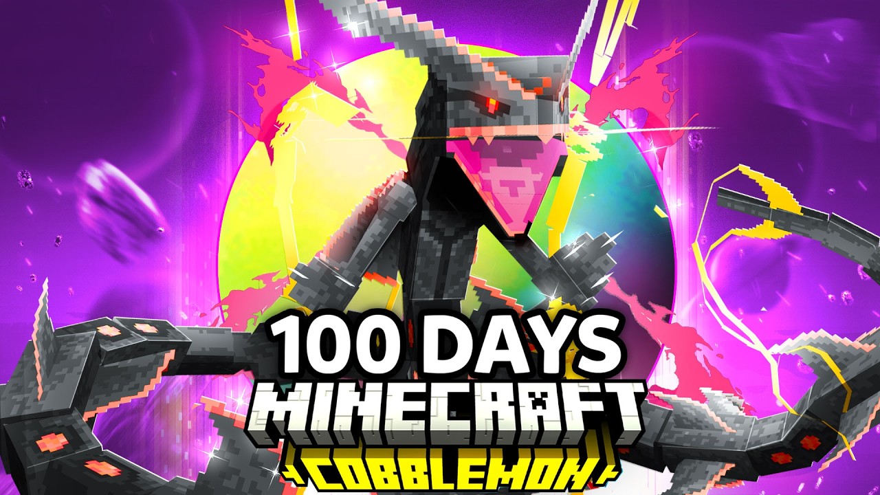 I Spent 100 Days as a SHINY LEGENDARY TRAINER in Pok&eacute;mon Minecraft Vs my Rival! (Duos Cobblemon)