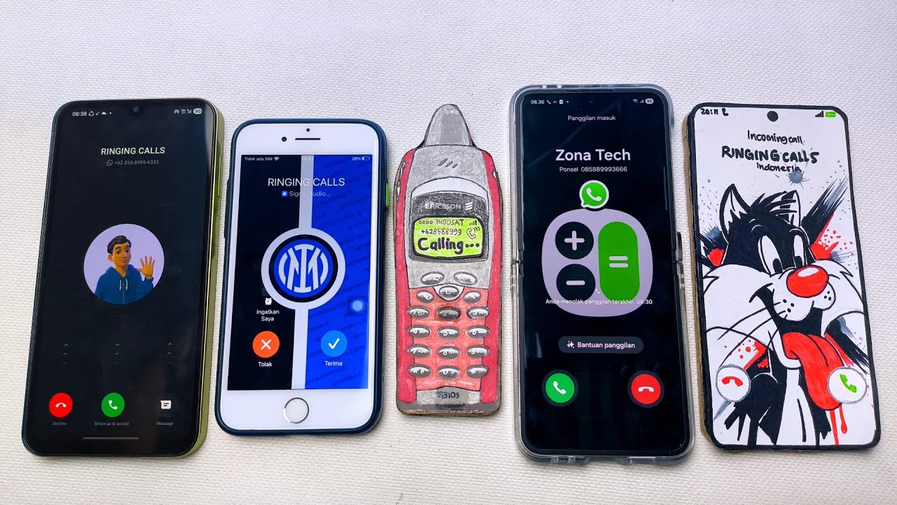Galaxy a17 vs iPhone 7 Signal vs Ericsson vs Galaxy flip6 vs Xiaomi 17pm incoming call