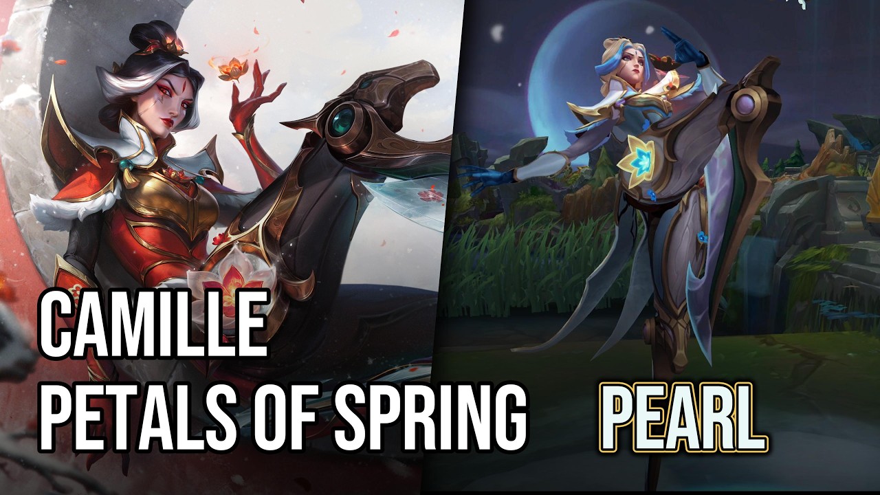 Petals of Spring Camille Skin - Pearl | League of Legends | Chromas Skin