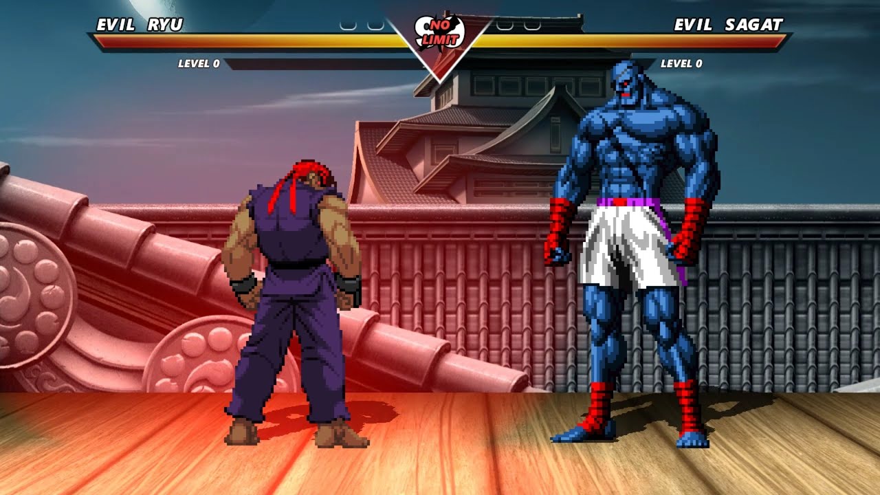EVIL RYU vs EVIL SAGAT - Highest Level Insane Fight‼️