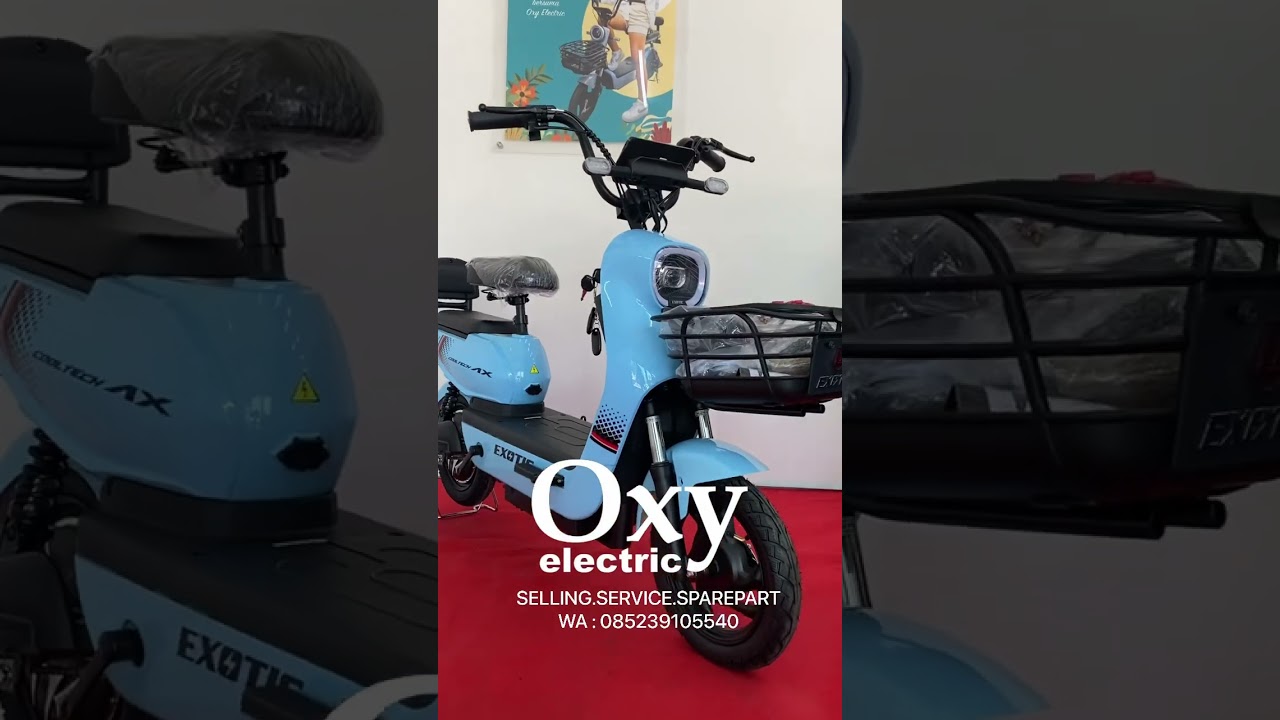MURAH BERKUALITAS, SEPEDA LISTRIK EXOTIC COOLTECH AX ⚡️