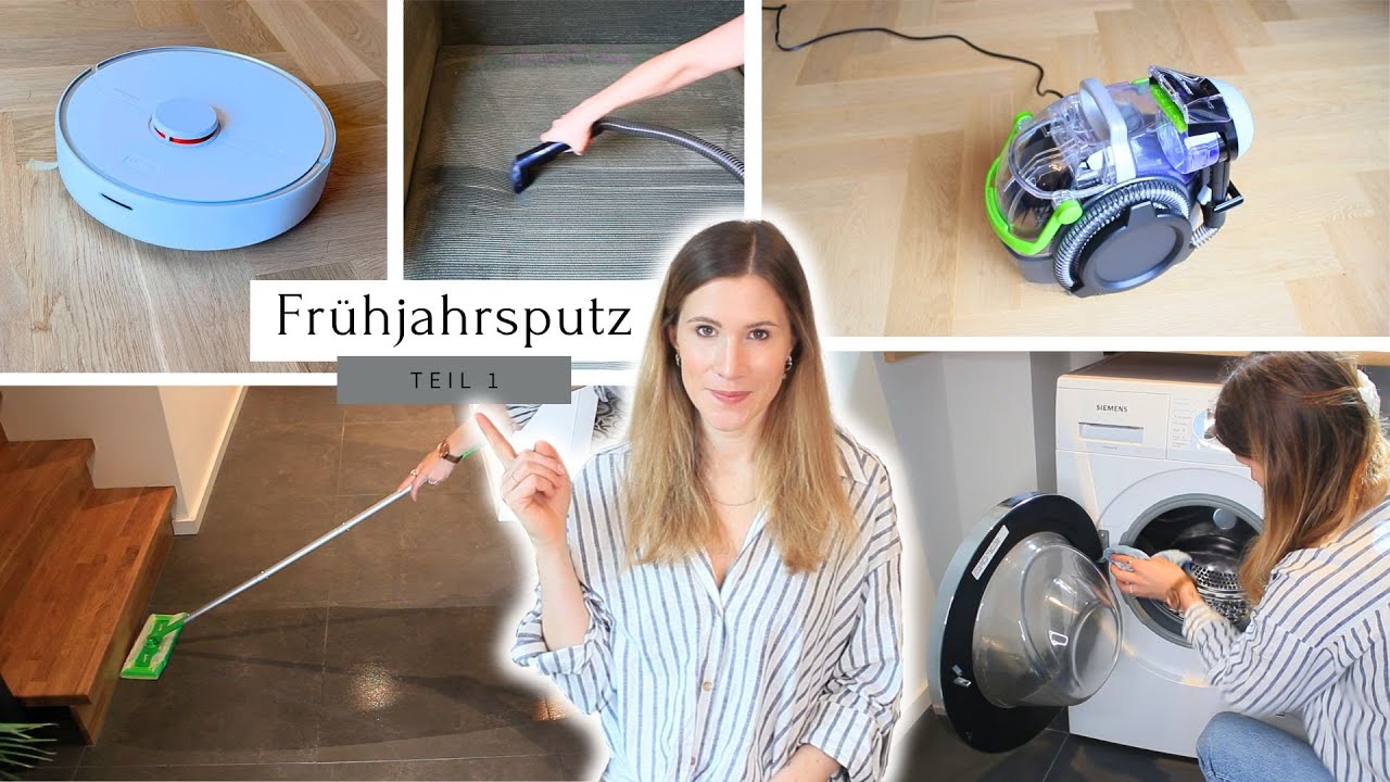 Frühjahrsputz Teil 1 - Putzmotivation - Fußböden, Polster reinigen, Waschmaschine entkalken
