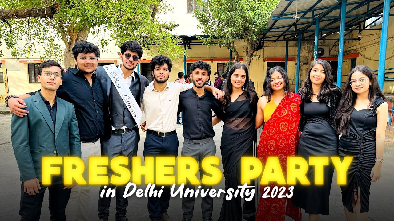 FRESHERS PARTY OF DELHI UNIVERSITY 2023 🥵🔥 | DCAC FRESHERS VLOG 2023