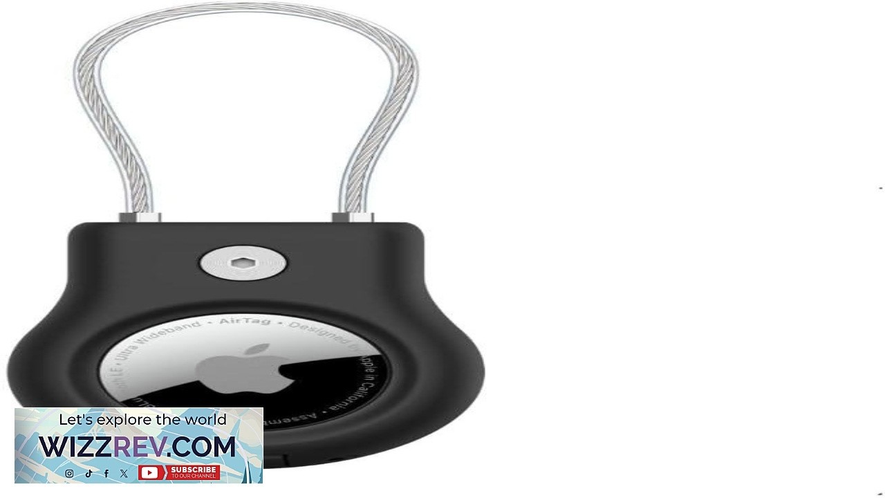 Belkin Secure Holder with Wire Cable for Apple AirTag Black