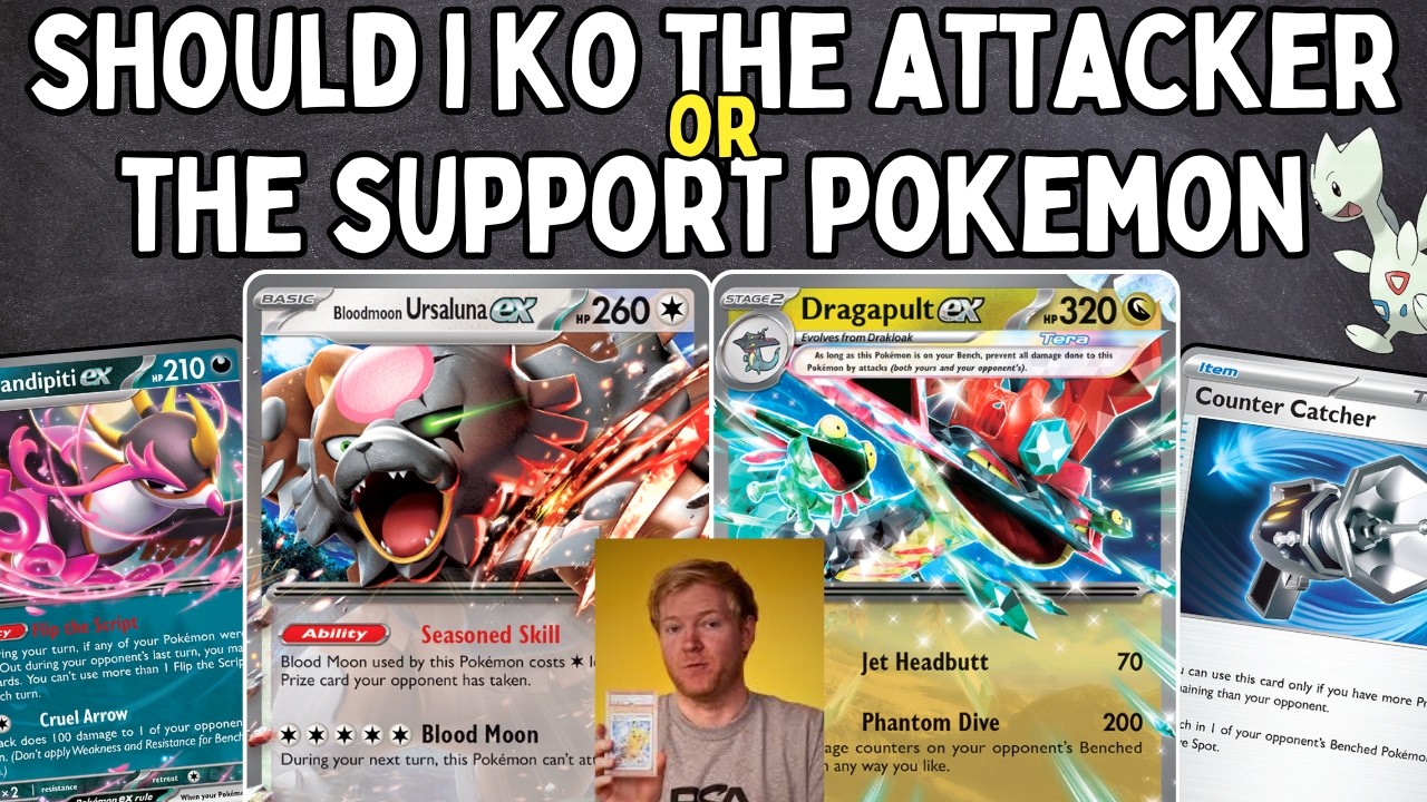 how to decide what to KO and playing tord dragapult from euic