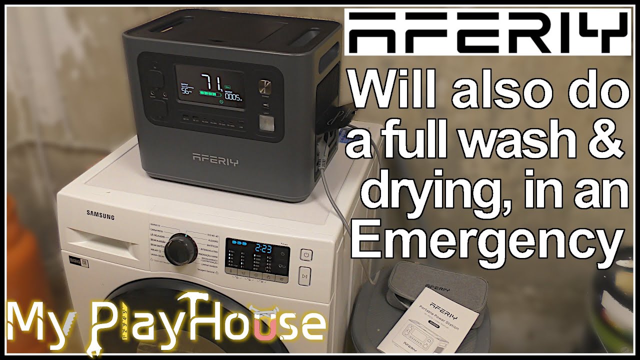 2 KWh AFERIY AF-P210 PowerStation runs Washer & Dryer ?? - 1421