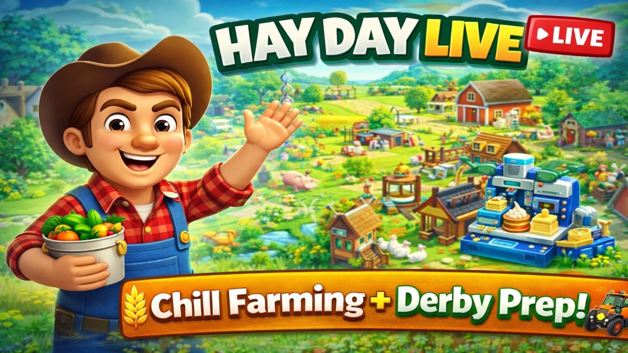 Hay Day Live 🌾 | Let’s Farm & Chat 🚜 | giveway at 500 subs