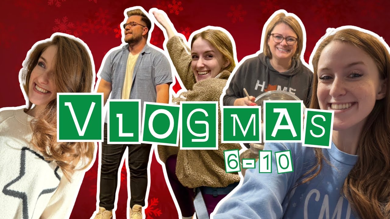 VLOGMAS 2025 | Climbing, Cookies, & a Concert 🧗🍪🎤 {6-10}
