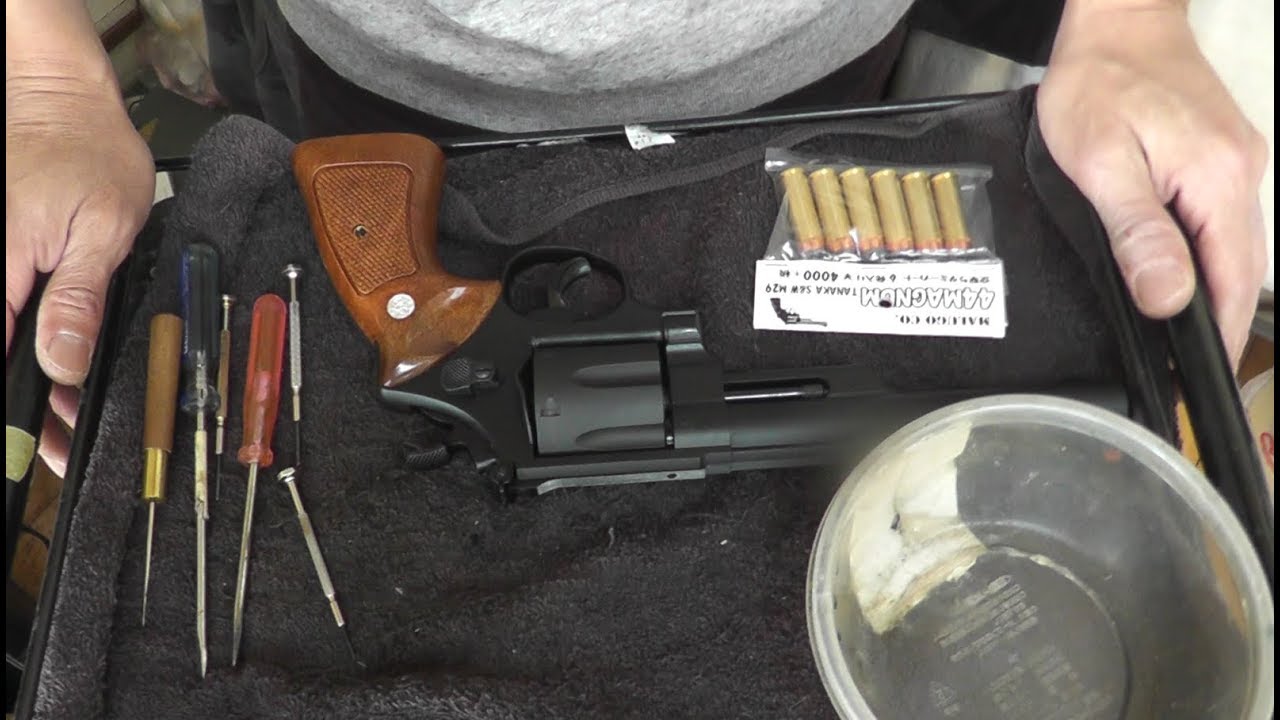 タナカ・S&W M29の分解 【Nanchan's Custom Gun】