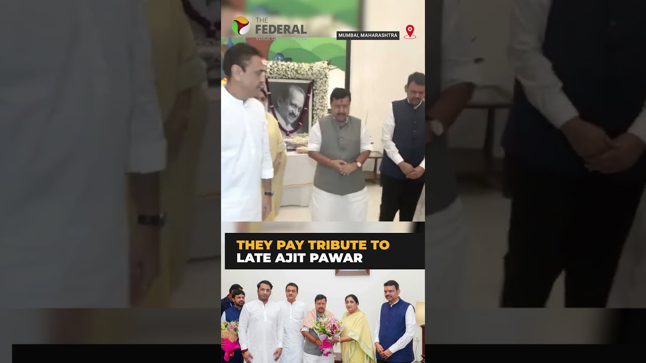 Nitin Nabin, Devendra Fadnavis meet Sunetra Pawar, pay tribute to Ajit Pawar | #shorts
