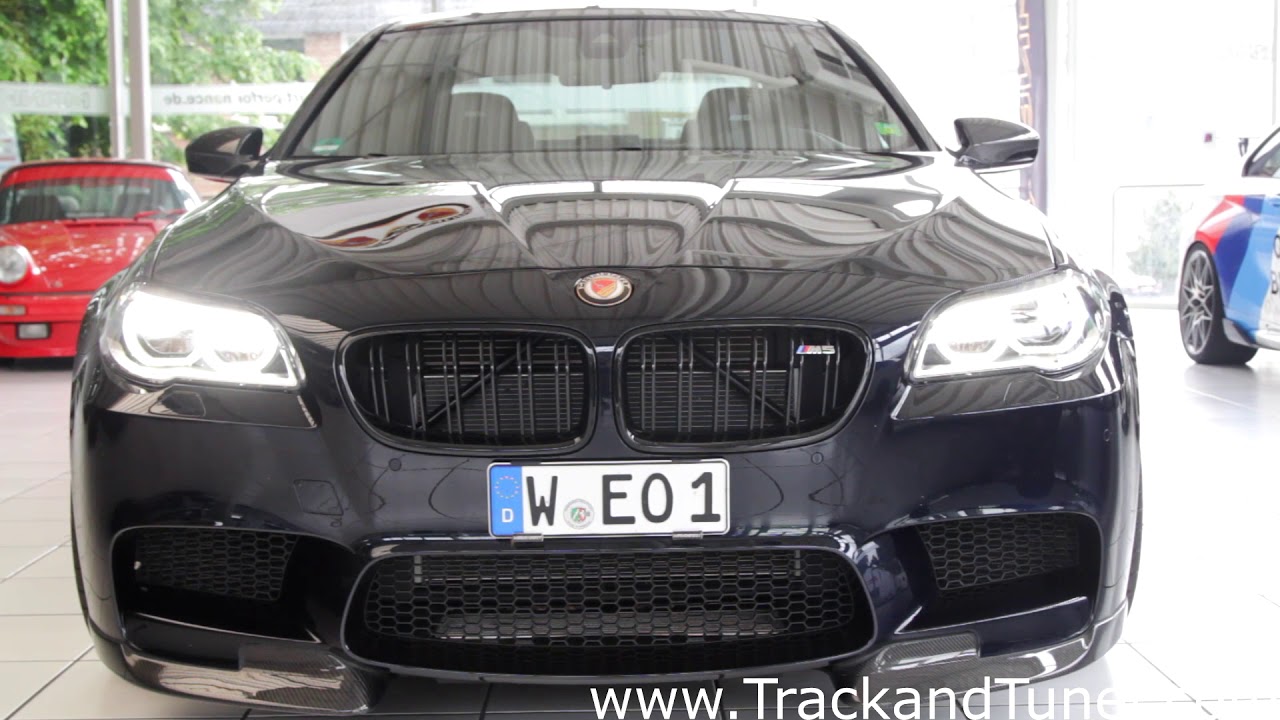 800HP BMW M5 F10 30 Jahre Edition Manhart Performance overview, revving and loud exhaust sounds