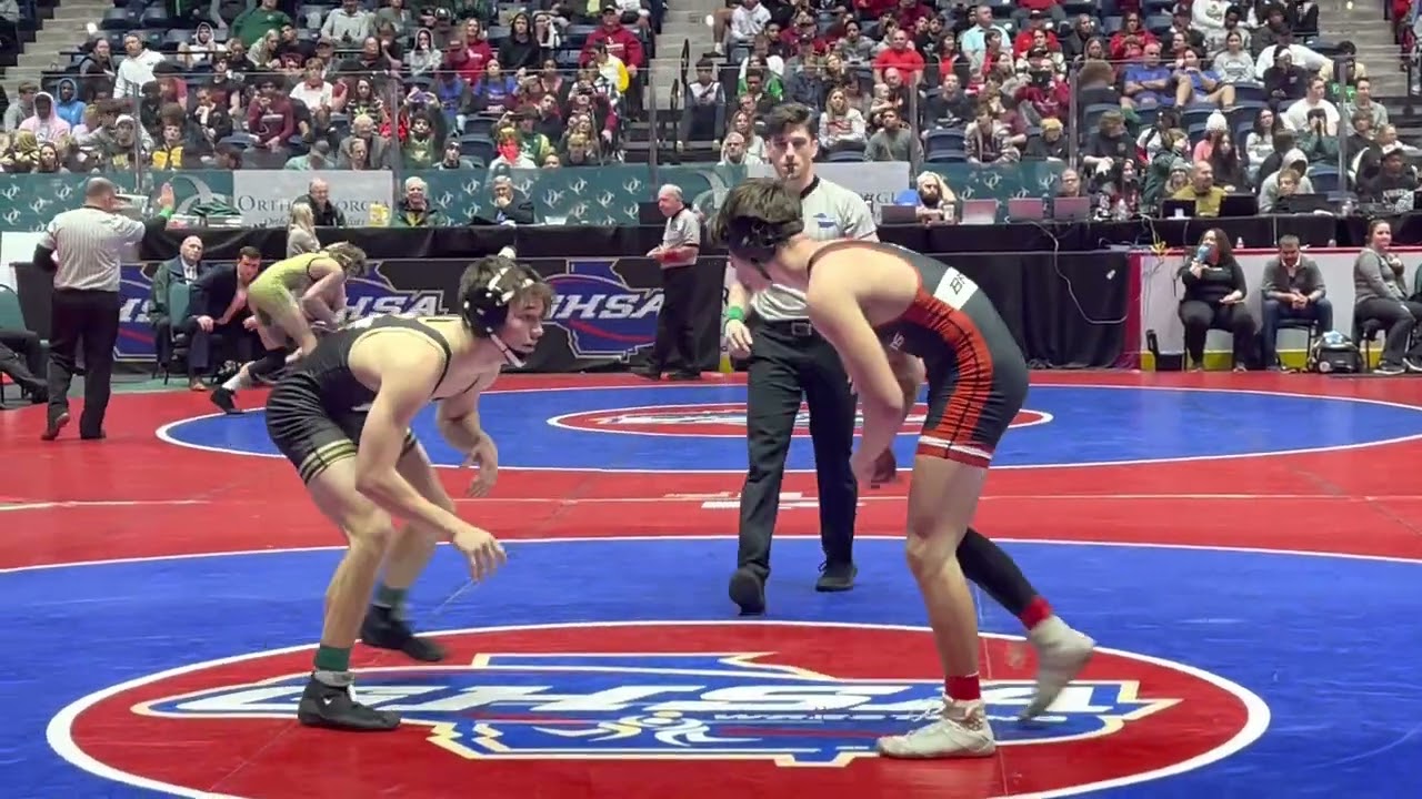 Seth Larson Flowery Branch vs Isaac Green Calhoun 2023 5A GHSA State Finals 157lbs