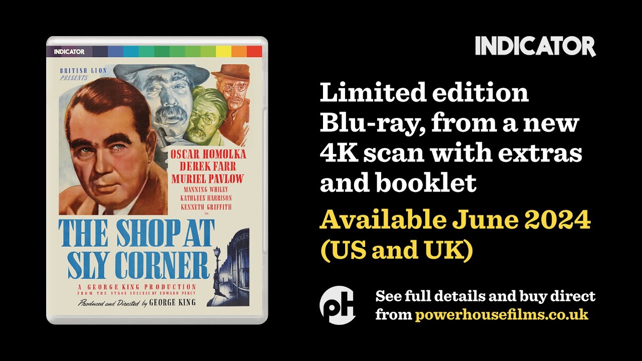 THE SHOP AT SLY CORNER (George King, 1947) short excerpt from new Indicator 4K scan, now on Blu-ray