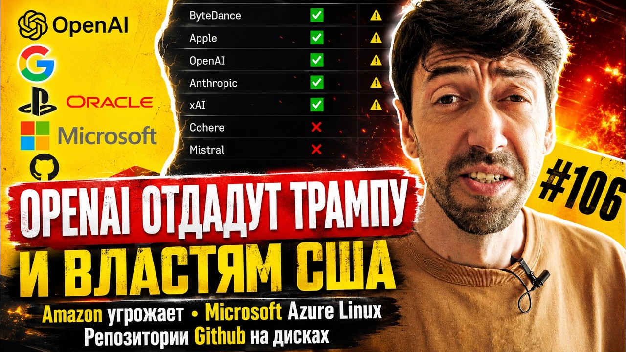 Альтман отдаст OpenAI Трампу, Комнатный ядерный реактор, Linux от Microsoft | Как Там АйТи #106