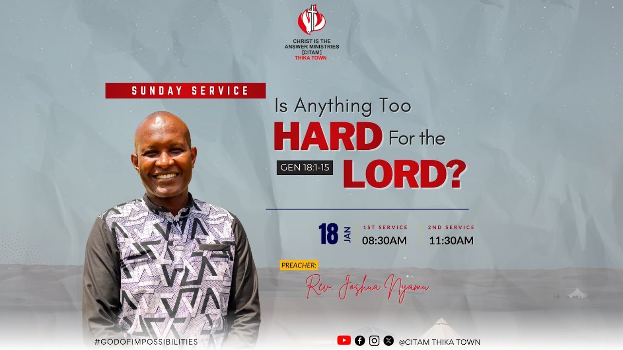 CITAM THIKA TOWN || SUNDAY SERVICE || 2ND SERVICE || 25.01.2026