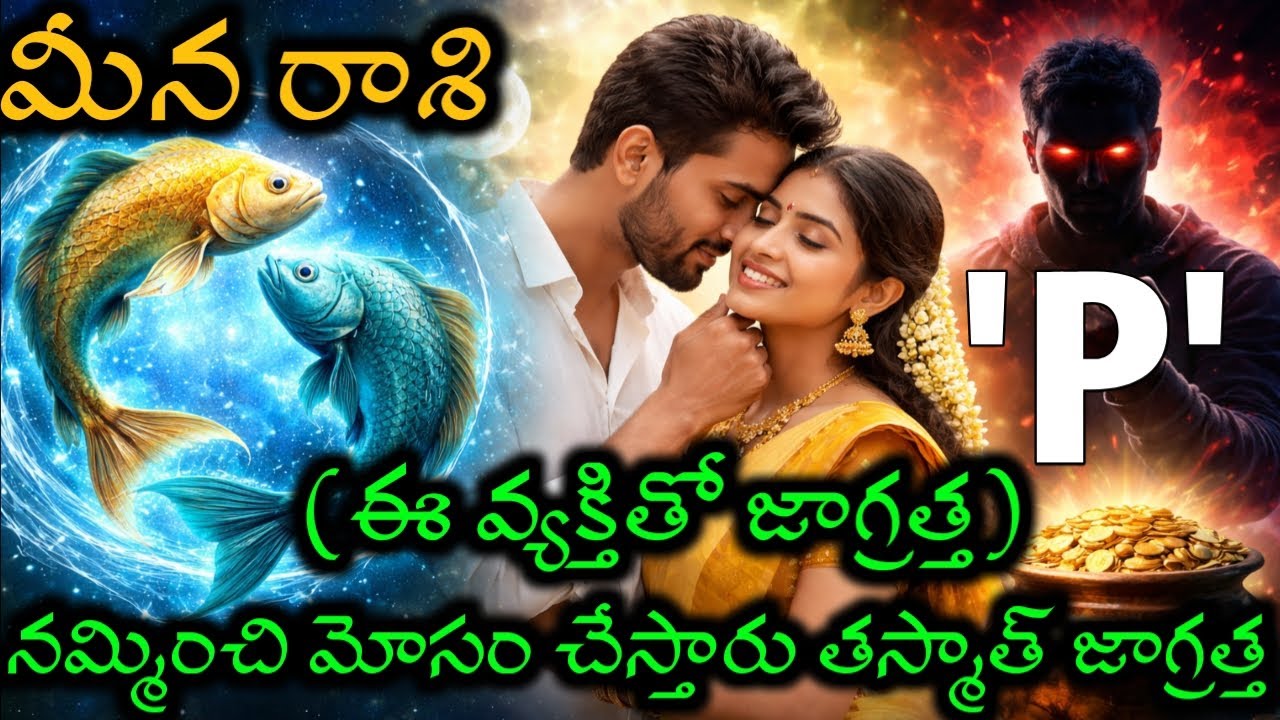 మీన రాశి వారి జీవితంలోకి పి అక్షరం గల వ్యక్తి రావడం అదృష్టమా లేదా ఎలాంటి జాగ్రత్తలు తీసుకోవాలి 