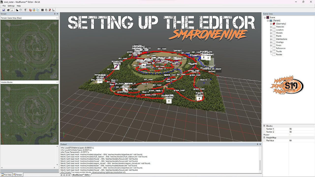 Mudrunner - Setting Up The Editor/Spinmod