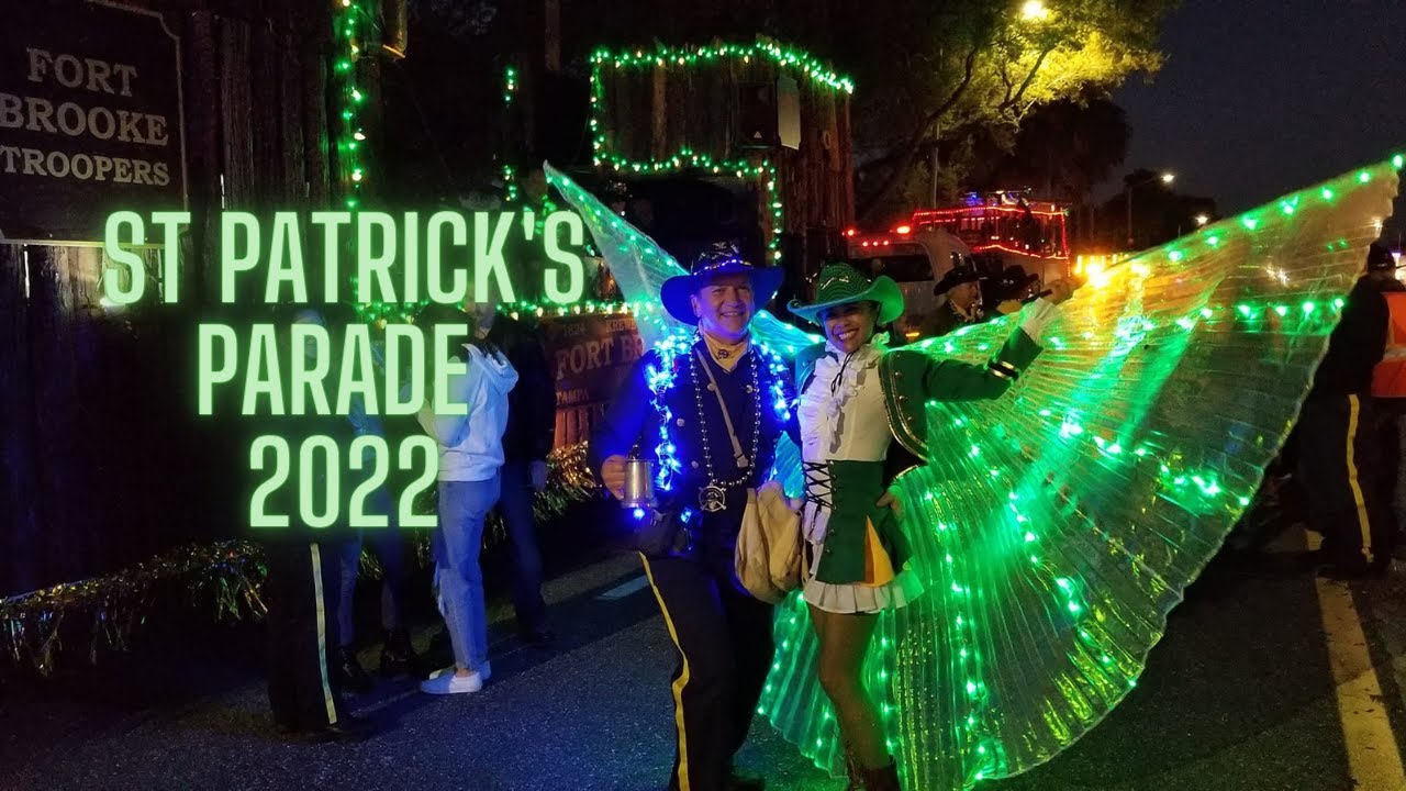 Adventure Vlog: St Patrick's Day Parade 2022, Tampa, Florida, Ybor City.