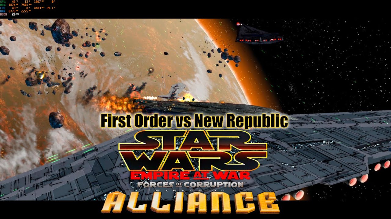 First Order vs New Republic - Star Wars Empire at War