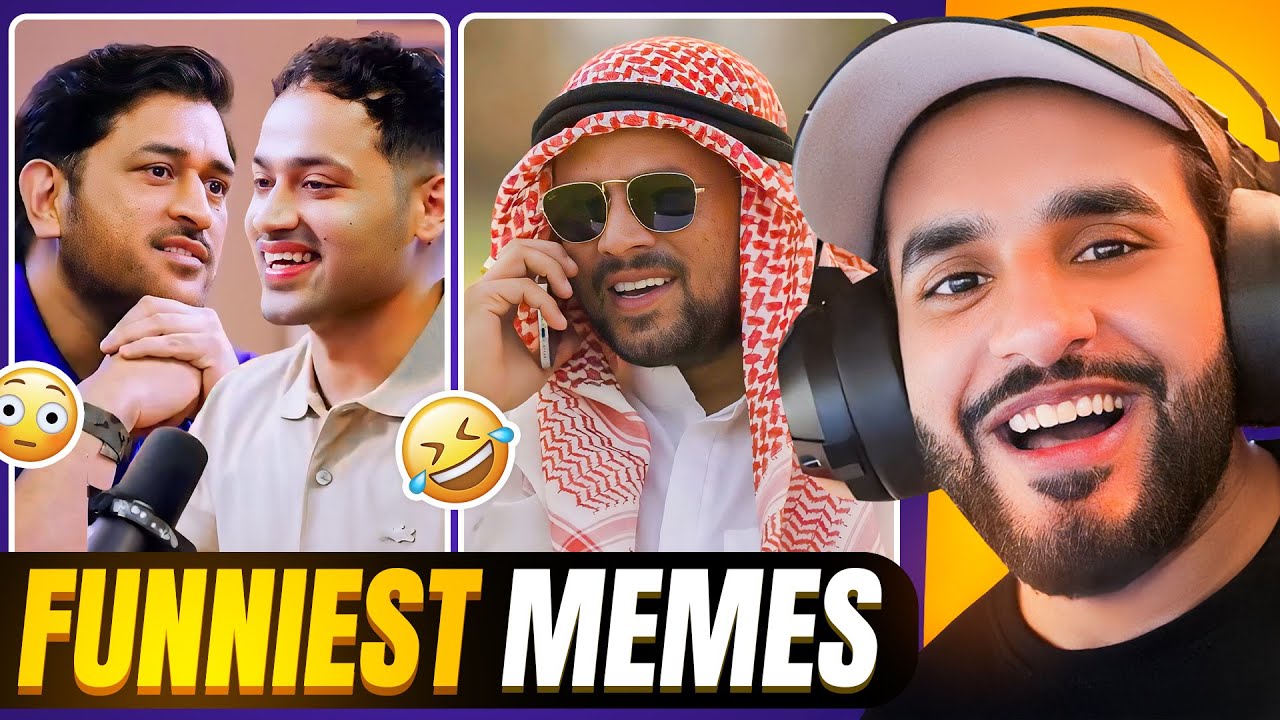Reacting to MS DHONI First Podcast & Zayn Saifi Funny MEMES 😂