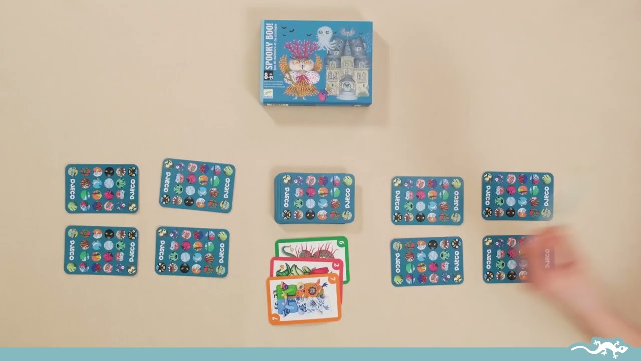 DJ05098 Djeco Card Games - Spooky Boo!