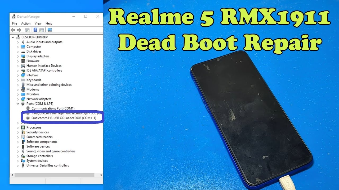 Realme 5 RMX1911 Dead Boot Repair