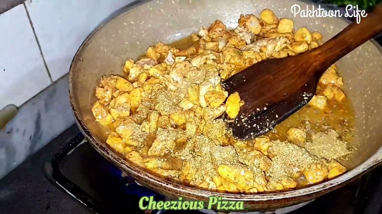 Cheezious Pizza recipe in Pashto