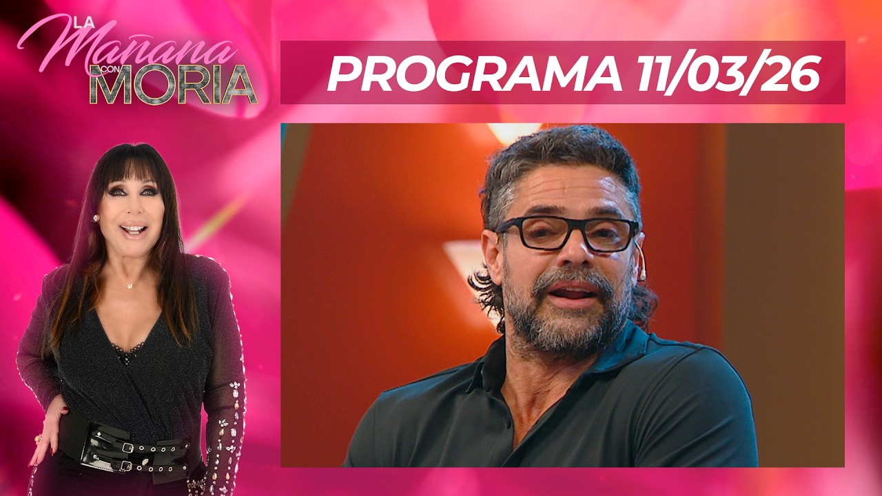 LA MA&Ntilde;ANA CON MORIA - PROGRAMA 11/03/26 - LUCIANO CASTRO ROMPI&Oacute; EL SILENCIO CON MORIA EN VIVO