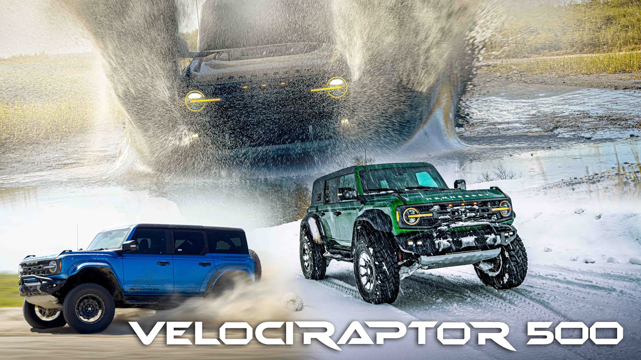 The BIGGEST. BADDEST. RADDEST. Ford Bronco Raptor | VelociRaptor 500 Compilation | 4K