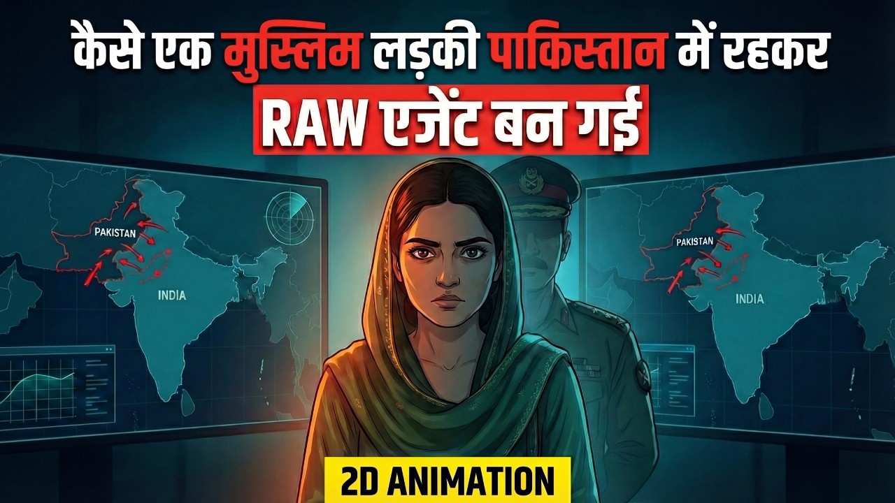 Kaise Ye Ladki Pakistani Officer se Shaadi Karke RAW Agent Bani | 2D Animation