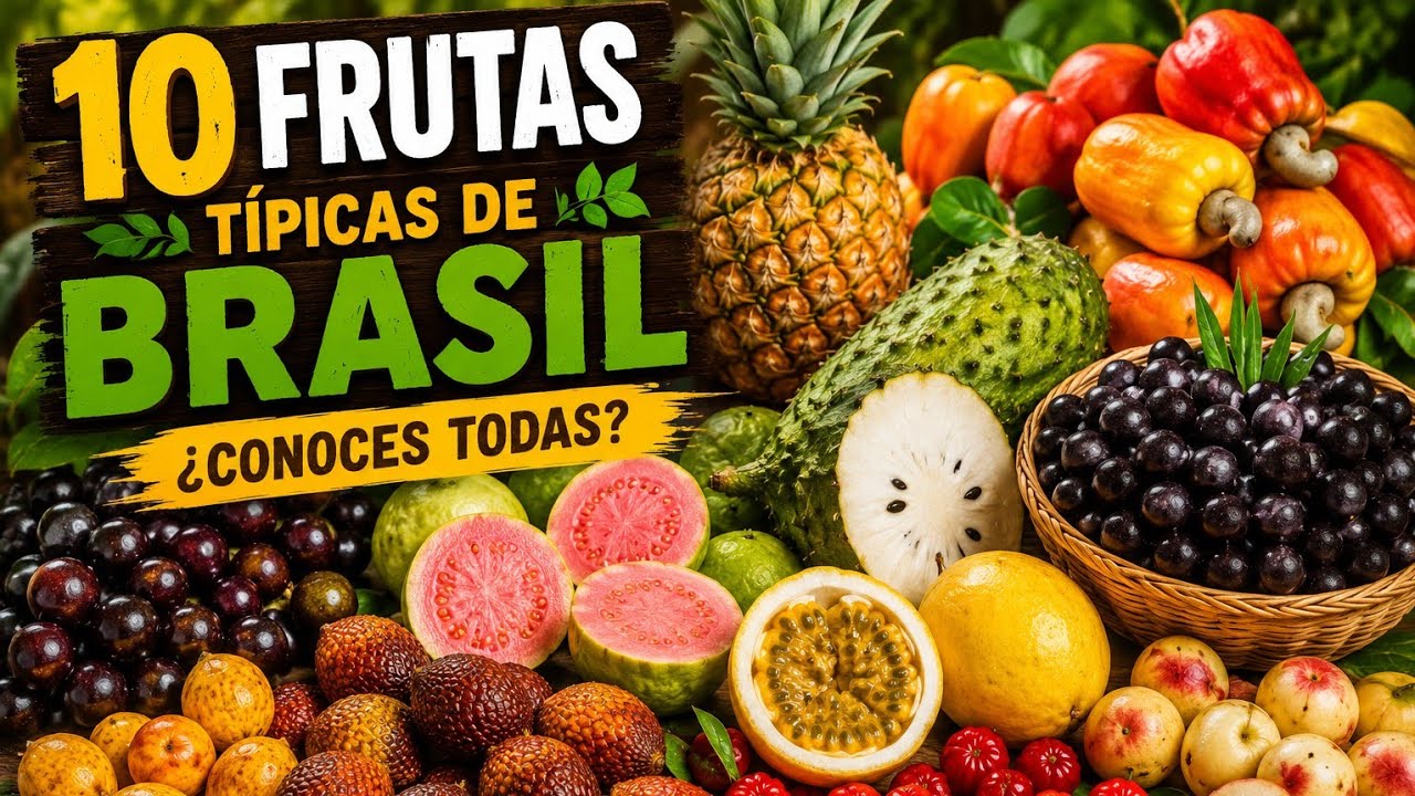 10 frutas t&iacute;picas y ex&oacute;ticas de Brasil