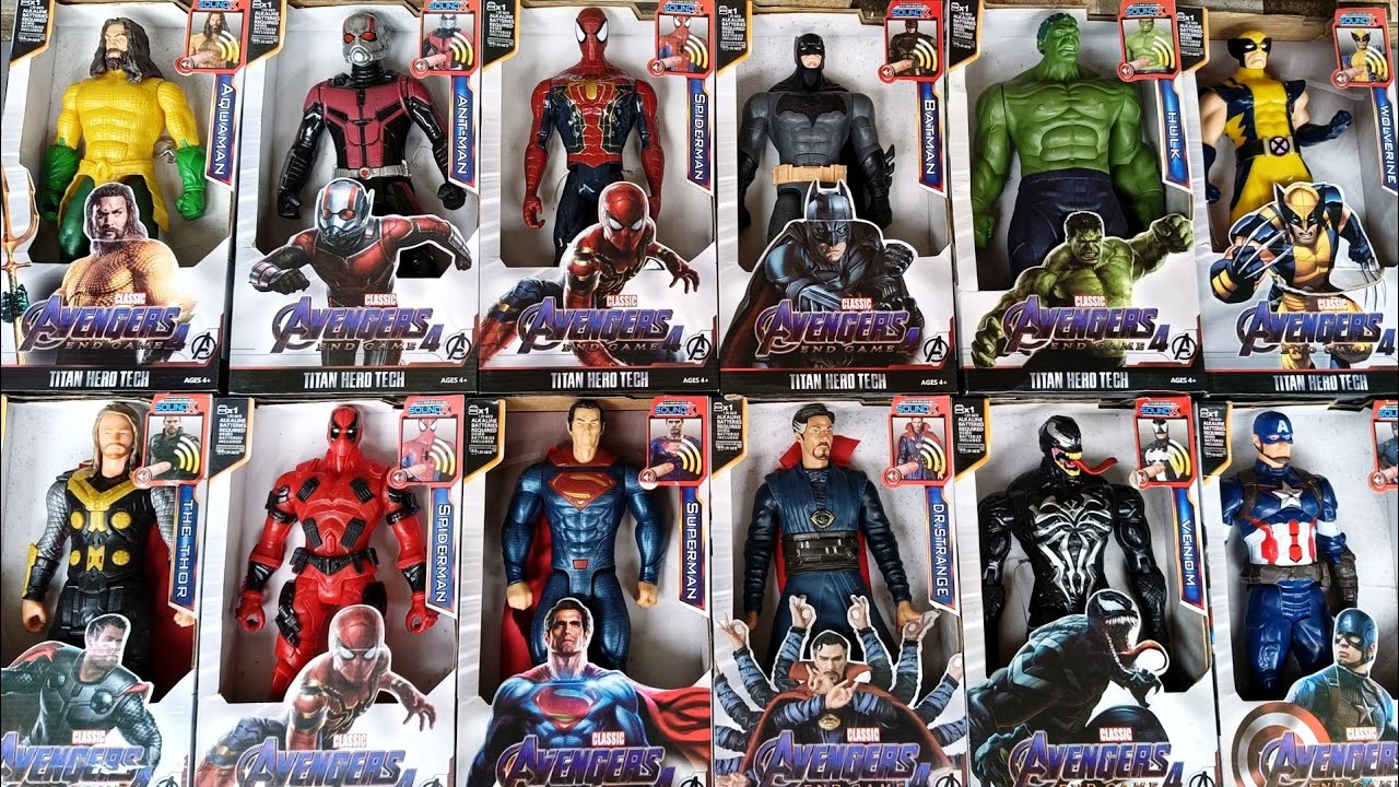 Marvel Spiderman toys unboxing review ,action figure Spiderman ,Batman, Joker,batman,venom.355