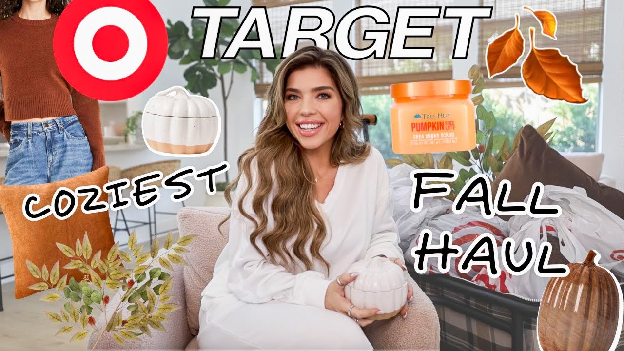 Target *COZY* Fall Haul ☕️🍂 Fall Fashion, Home Decor, Beauty + MORE #target