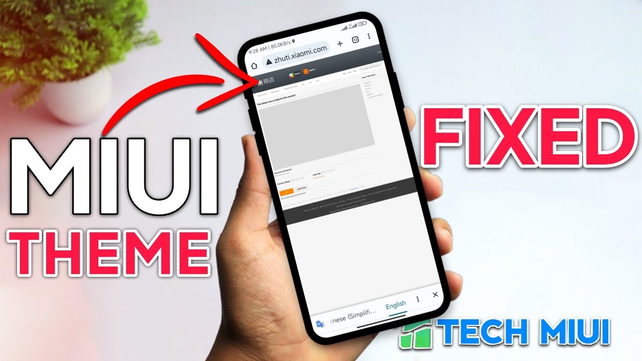 How to fix MIUI themes download error? 3 Method to fix Chines & Global page error in Xiaomi theme