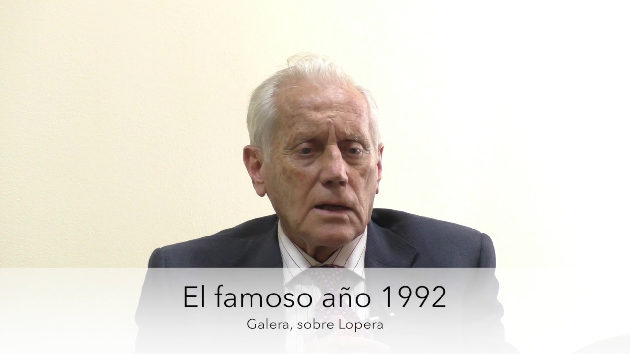 Galera y su relación con Lopera: 