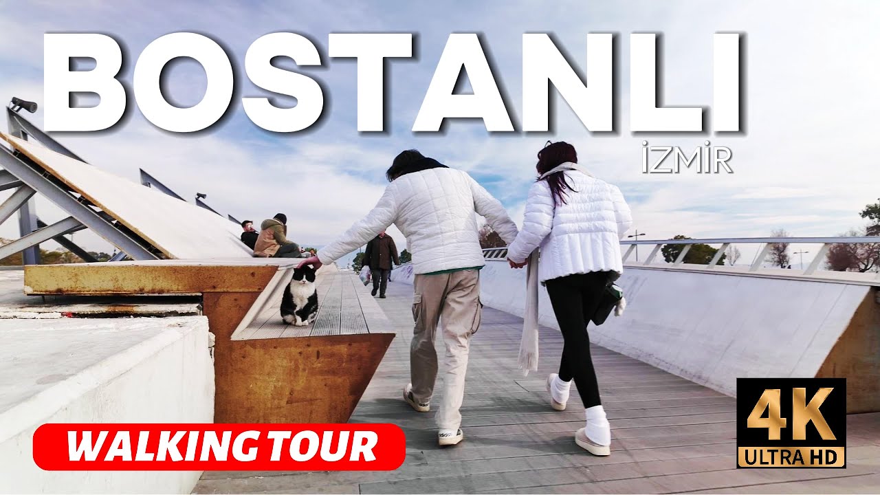 Bostanlı, Izmir 🇹🇷 | From Lively Streets to a Peaceful Seaside Walk | 4K Walking Tour