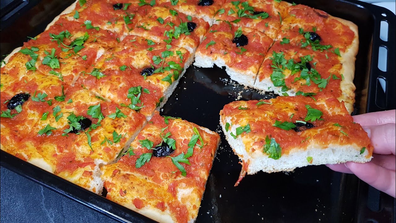 pizza carrée Algérienne tous les secrets pour la réussir pizza maison بيتزا كاري