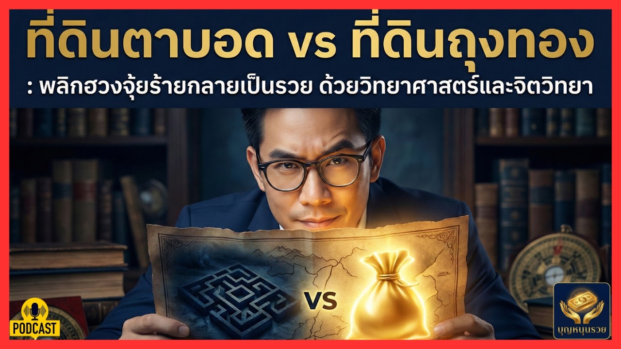 ความลับโฉนดที่ดิน วิธีแก้เคล็ดที่ดินตาบอดและทางสามแพร่ง ให้เป็นขุมทรัพย์เศรษฐี | บุญหนุนรวย