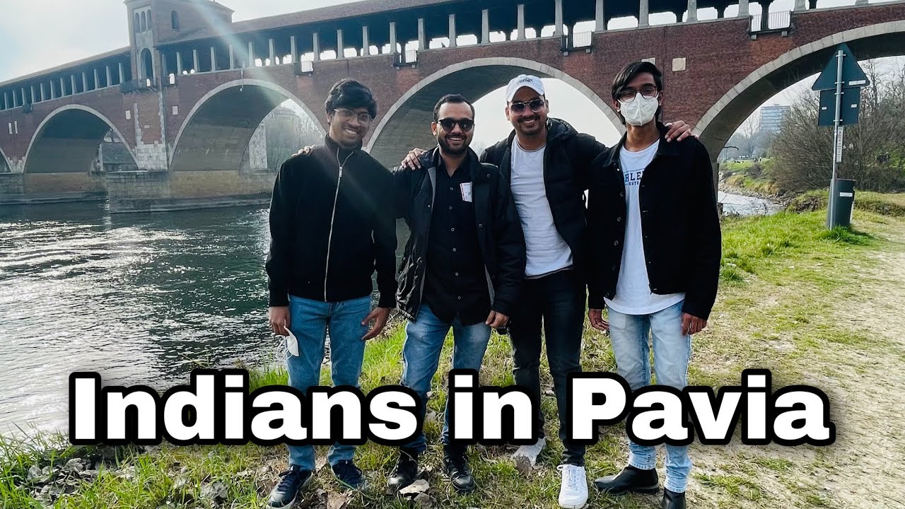 Pavia city tour with Indian Students