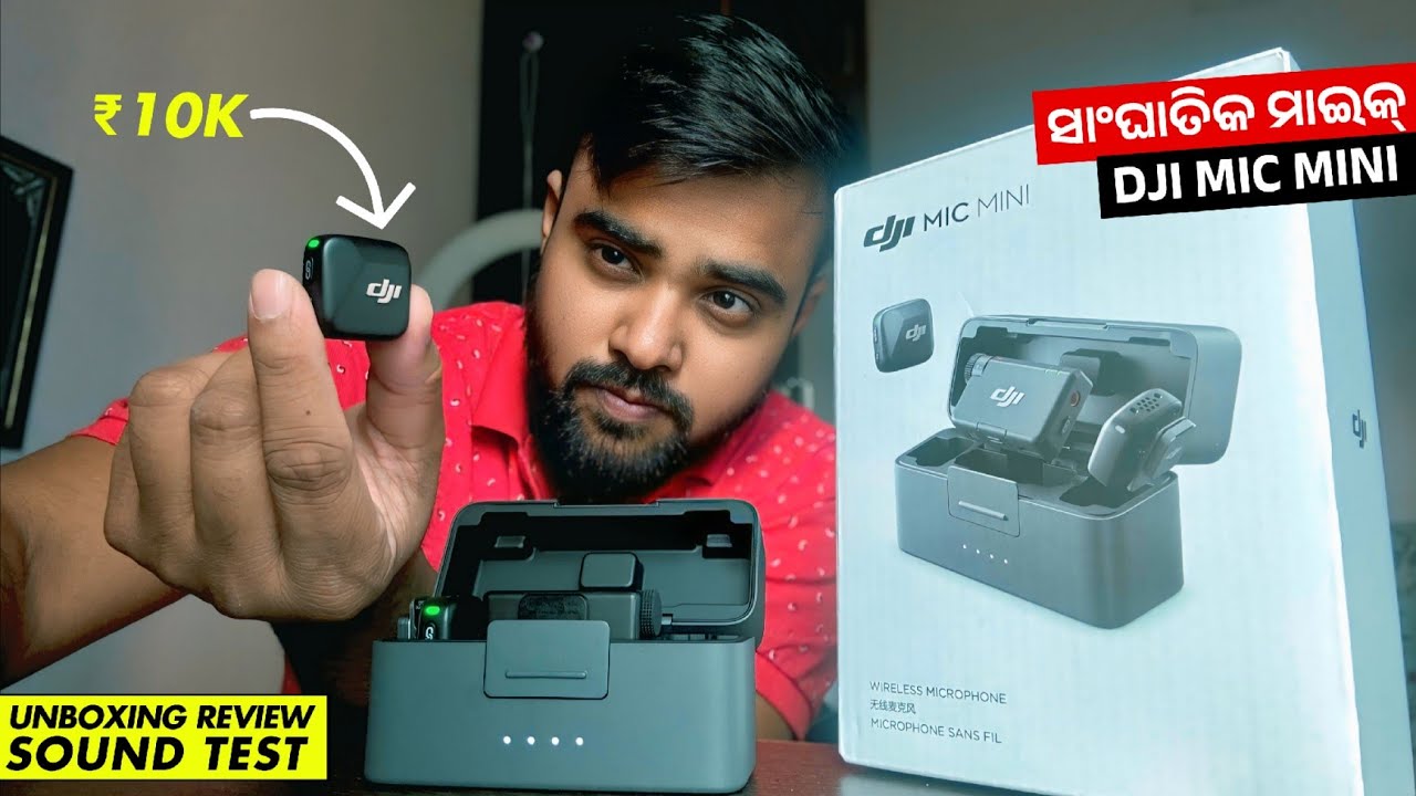 Dji Mic Mini Unboxing Review & Sound Test Odia - The Truth About This DJI Mic