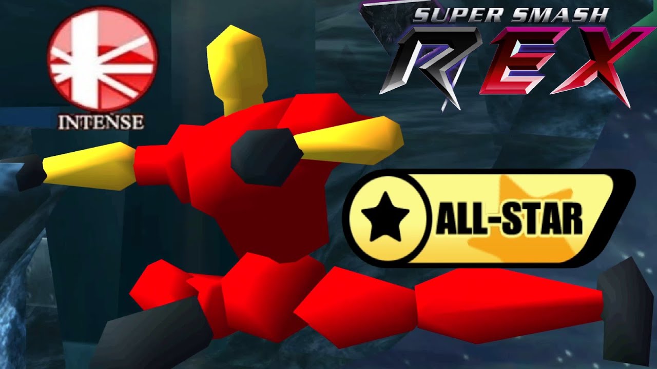 Super Smash REX Gameplay - All Star Mode with Dragon King (Intense)