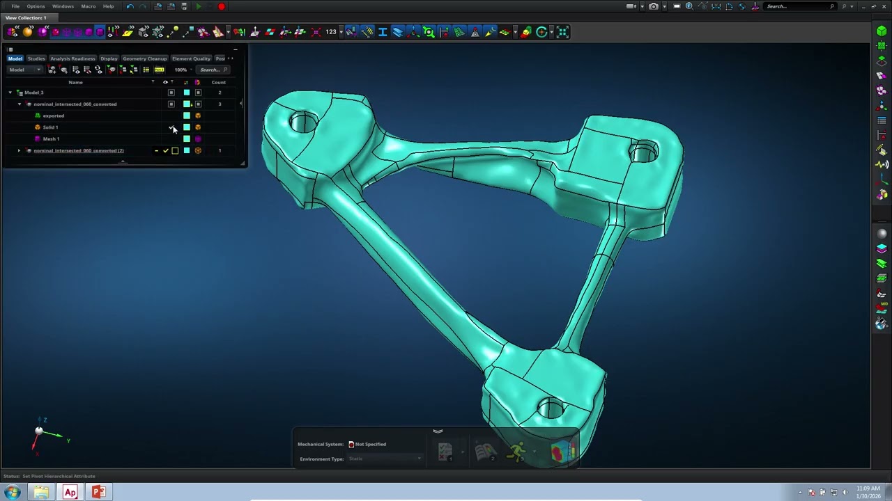 Как преобразовать результаты топологической оптимизации в CAD-модель с помощью MSC Nastran и MSC ...