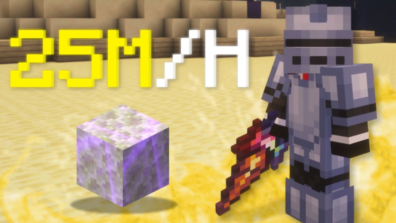 Заработайте 25 млн в час на Endstone!!! - Hypixel Skyblock
