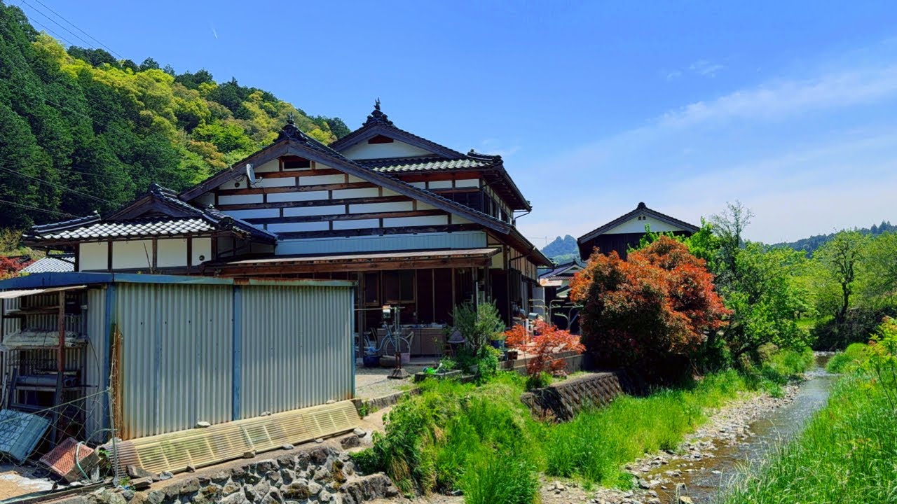 Summer Walk In Japan, Beautiful Japanese Countryside Village Kyoto, Japan  2025
