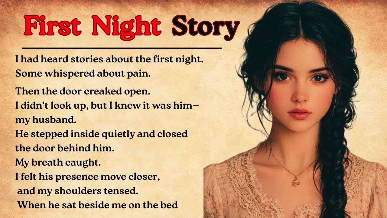 First Night Story | A Gentle Romantic Story | English Romantic Storytelling ✨
