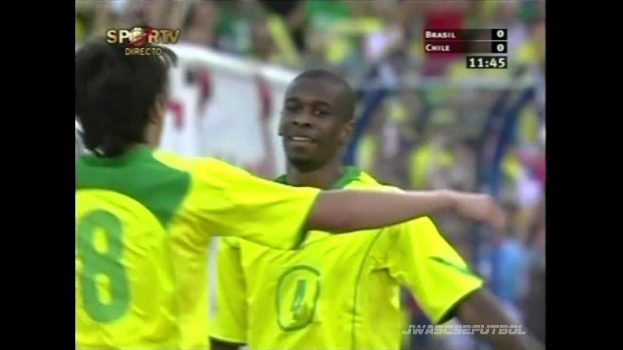 2005.09.04 Brasil 5 - Chile 0 (Partido Completo 60fps - Clasificatorias Alemania 2006)
