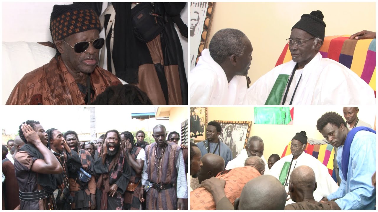 Ziar S. Ngounda Yacine Khalif de  S. Modou Moustapha Fall auprès du Khalif Général des Baye Fall
